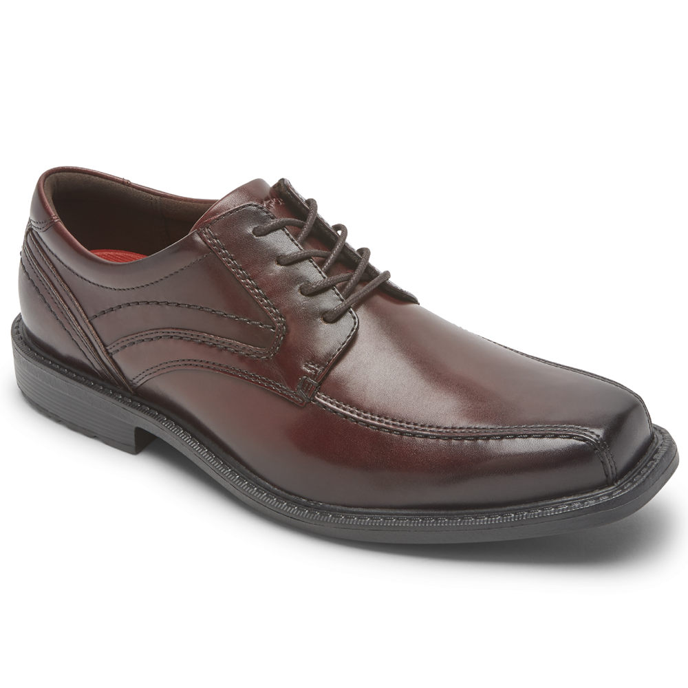 Rockport Singapore Mens Oxfords - Style Leader 2 Bike Toe Dark Brown - IA9370264